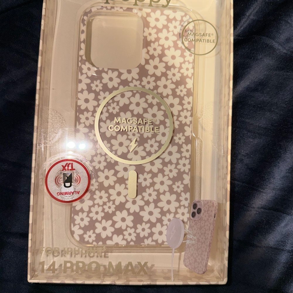 Floral iPhone 14 Pro Max Case - White